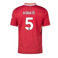 Camisa de Futebol Liverpool Ibrahima Konate #5 Equipamento Principal 2024-25 Manga Curta